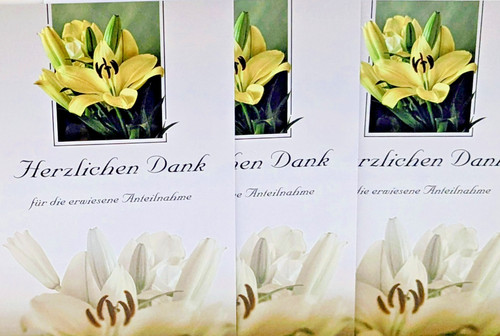 Trauer danksagungskarten mit - trauer,