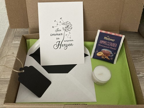 Trostpaket mini trauer - -,