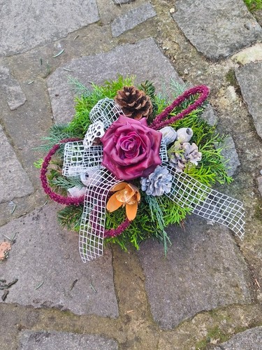 Grabschmuck urnengrab herz - grabschmuck,