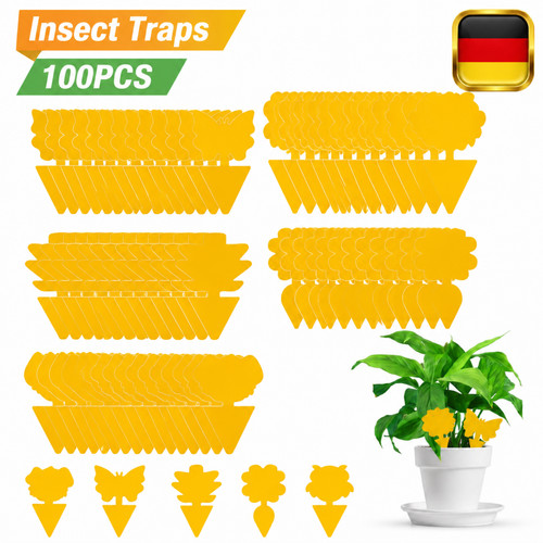 100x gelbsticker trauermücken - 100x,