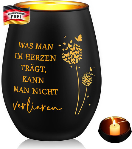 Trauergeschenk windlicht mit - windlicht,