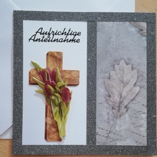 Grußkarte trauer - 3, d