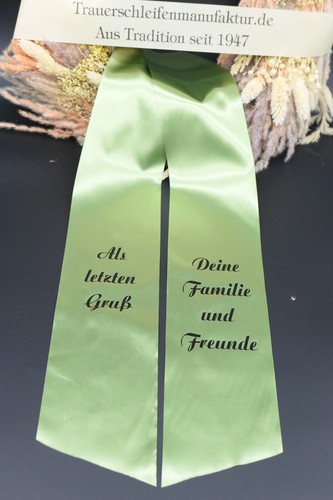 Kranzschleife trauerschleife - kranzschleife,