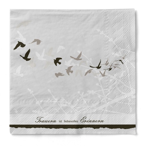 Serviette trauer aus - 20, tissue