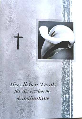 Trauer danksagungskarten - trauer,